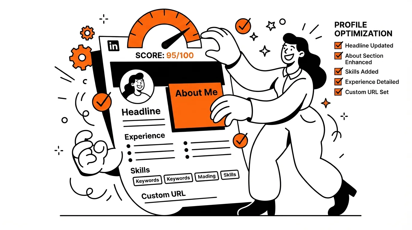 LinkedIn carousel slide examples showing square and portrait dimension options for document posts in 2026
