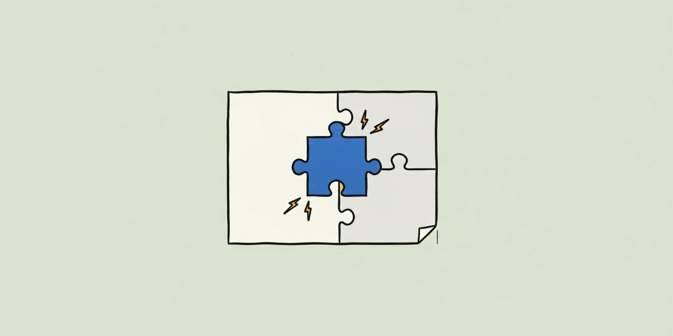 Diagram of resume bullet points being matched to highlighted requirements in a job description