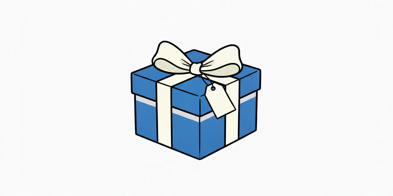 A beautifully wrapped gift box with a ribbon, symbolizing something valuable held back until the appropriate time, set against a blurred professional background.